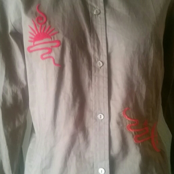 LILI LALANDE BUTTON UP SHIRT - Picture 2 of 5